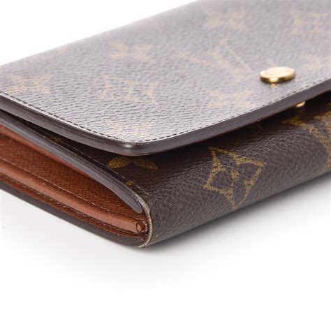 lv porte monnaie wallet|Louis Vuitton Monogram Porte Monnaie Billets Tresor Wallet.